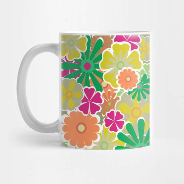 Colorful Floral Pattern by FloralPatterns